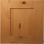 Unfinished Knotty Cherry Shaker Panel Door