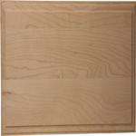 Unfinished Maple Wood Slab Drawer Front